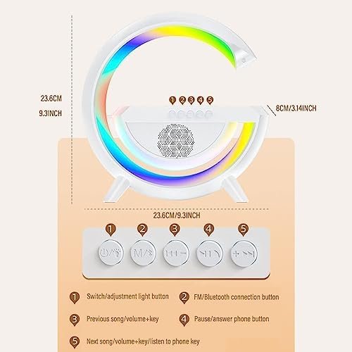 RGB Atmosphere Lamp - with Wireless Charger