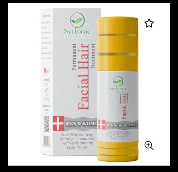 Sydonic Permanent Facial Hair Removal Cream
