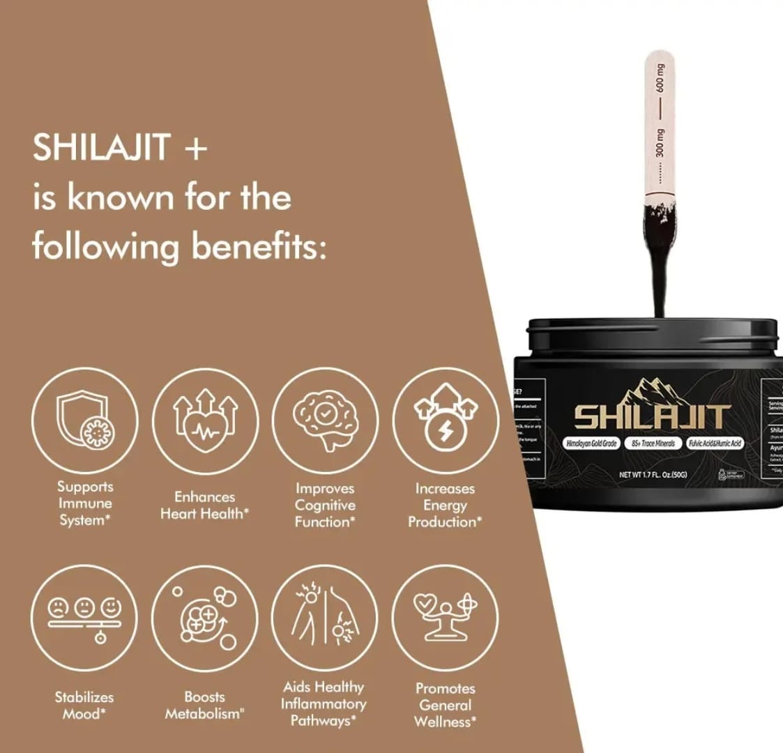 "Organic Shilajit Resin - Boost Stamina