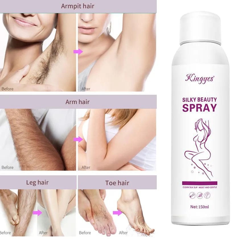 Silky beauty Hair Removal Spray for Men and Women Skin Care