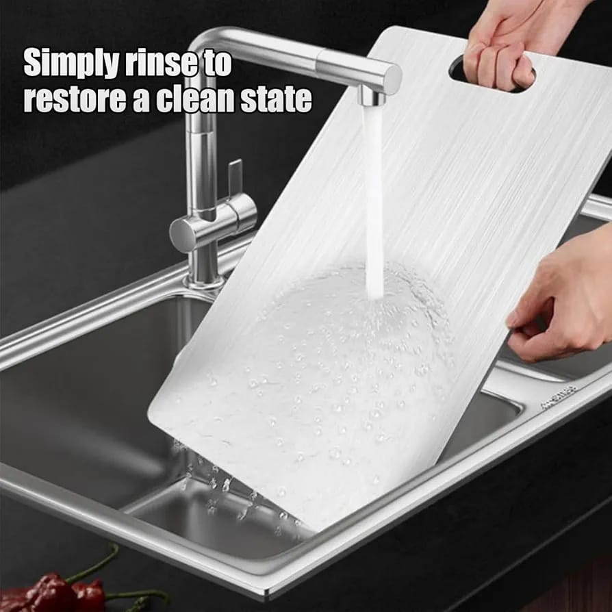 Titanium Chopping Board – Ultra-Durable, Knife-Friendly, Antibacterial Cutting Surface
