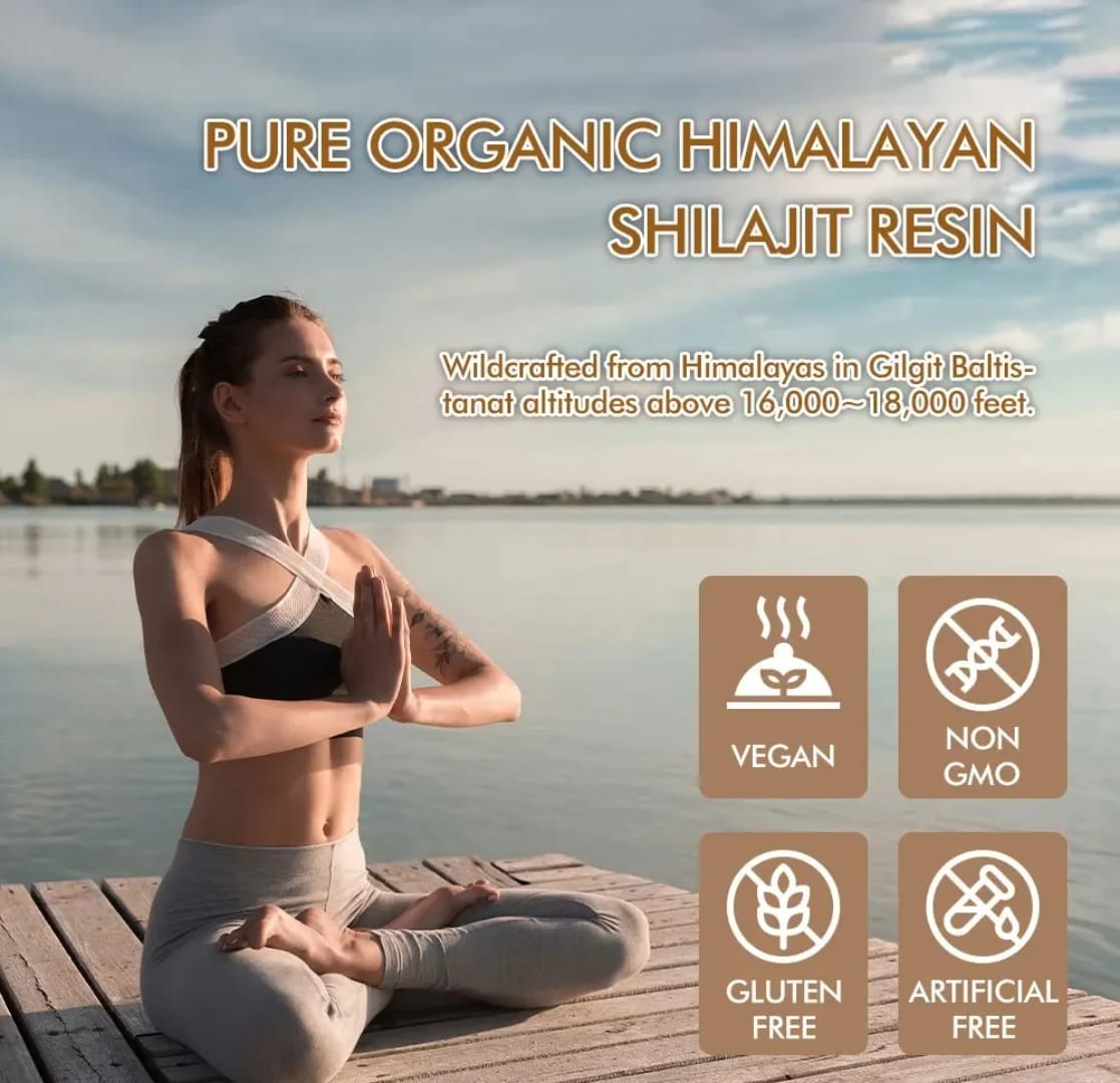 "Organic Shilajit Resin - Boost Stamina
