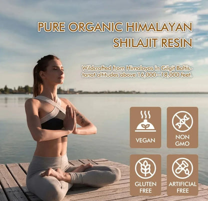"Organic Shilajit Resin - Boost Stamina